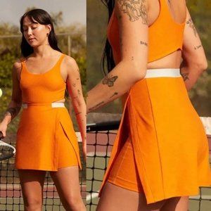 NWT Outdoor Voices Orange Court Dress Size Small